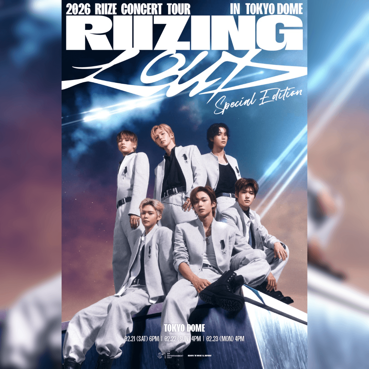 RIIZE初の東京ドーム公演！「2026 RIIZE CONCERT TOUR [RIIZING LOUD